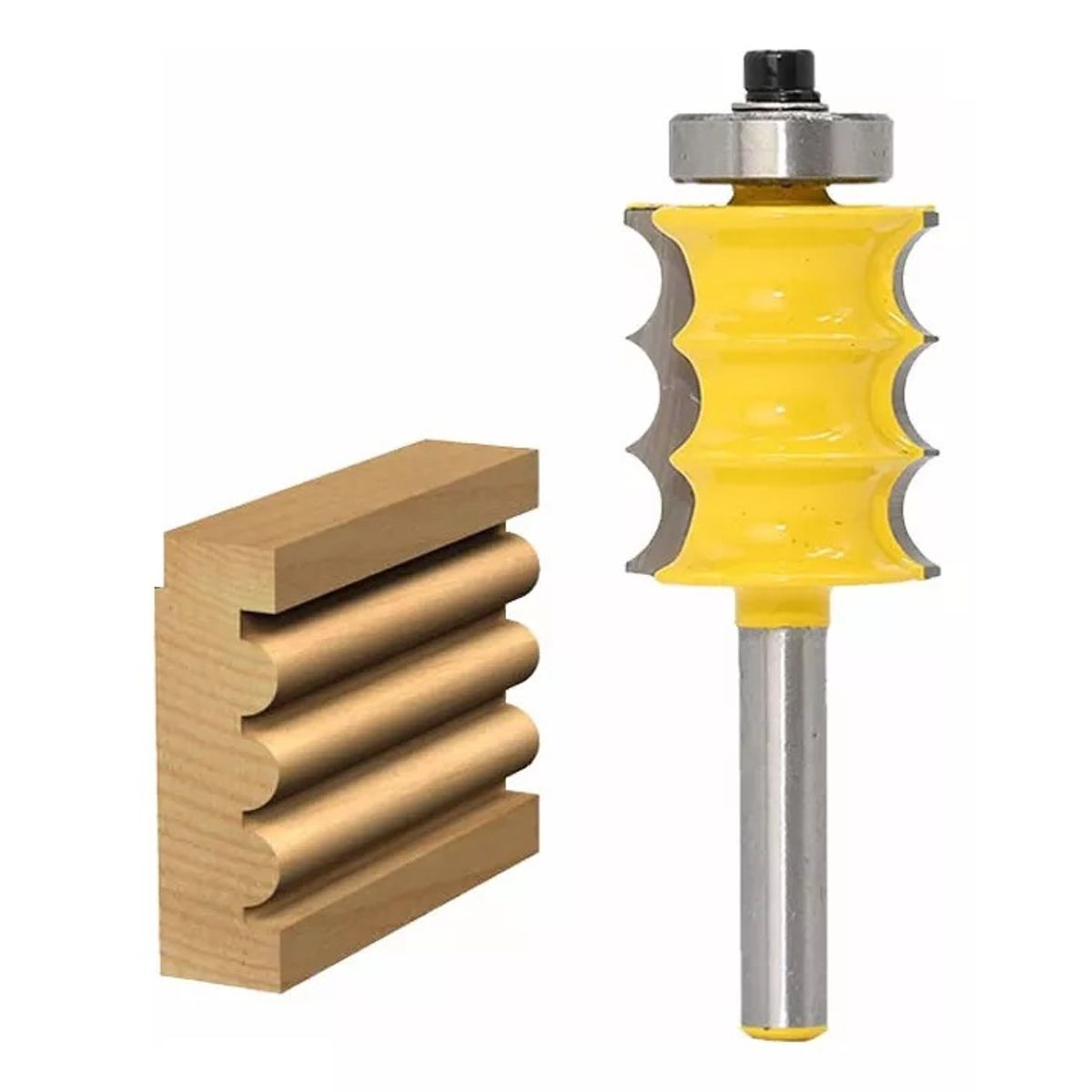 GENERICO - Fresa Madera Moldura Copiadora Tablero Toma ¼ Tenon