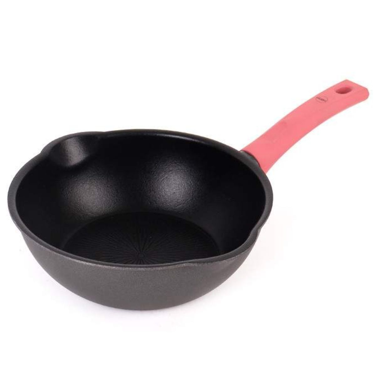 WENS - Sartén profundo 20 cm Antiadherente rosa Inschef