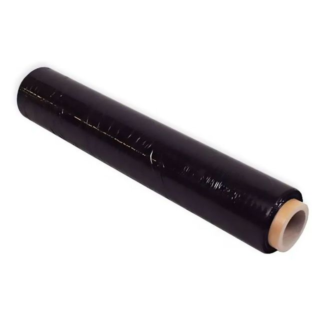 GENERICO - ROLLO FILM NEGRO STRECH 50 CM X20 MICRAS 1,7 KG