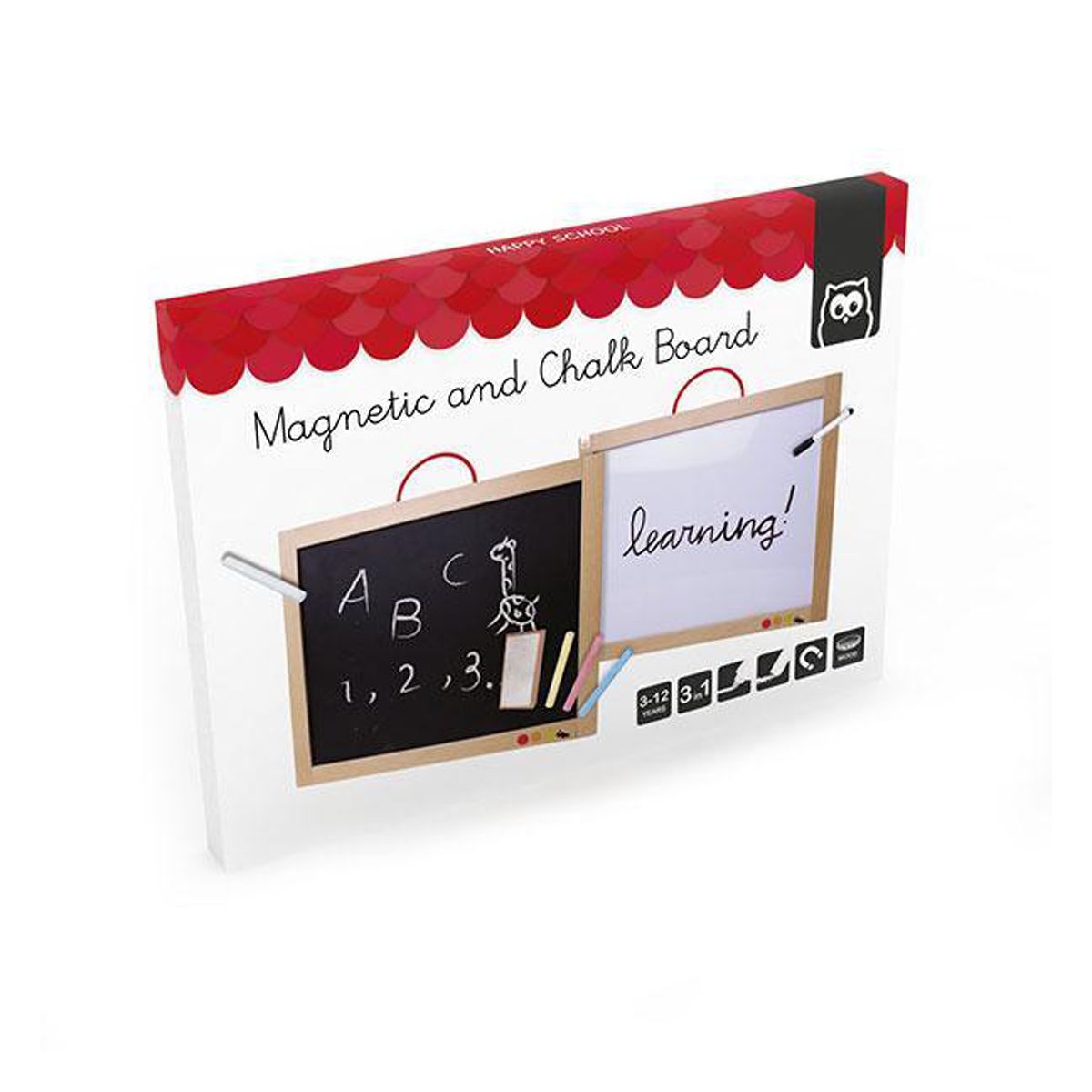 EUREKAKIDS - Pizarra de Pared Triple Eureka