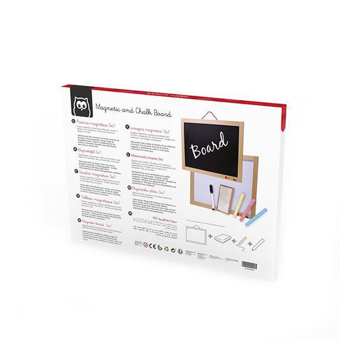 EUREKAKIDS - Pizarra de Pared Triple Eureka