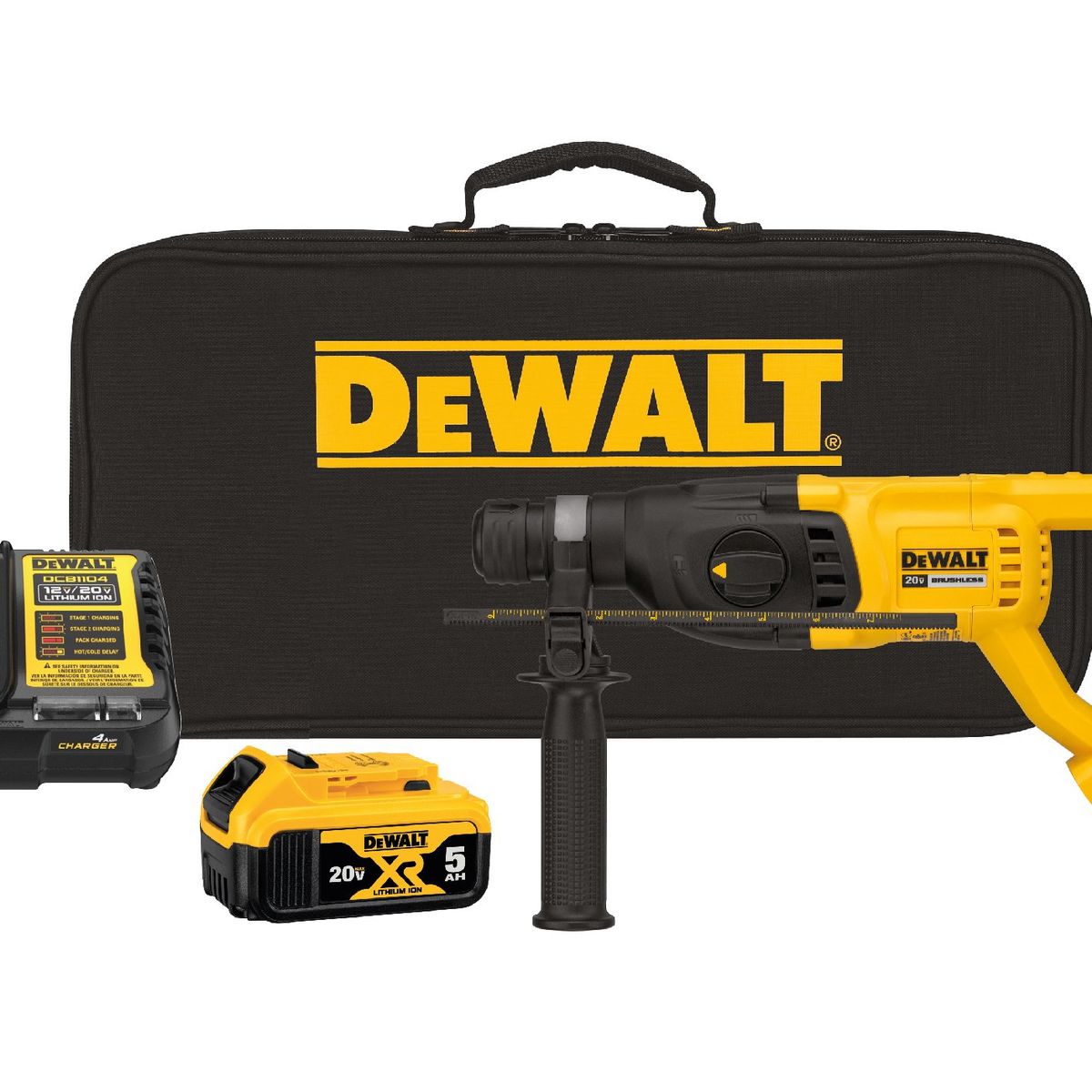 DEWALT - Rotomartillo Sds 20v S/carbones Dewalt Dch133p1 / 1 Bateria