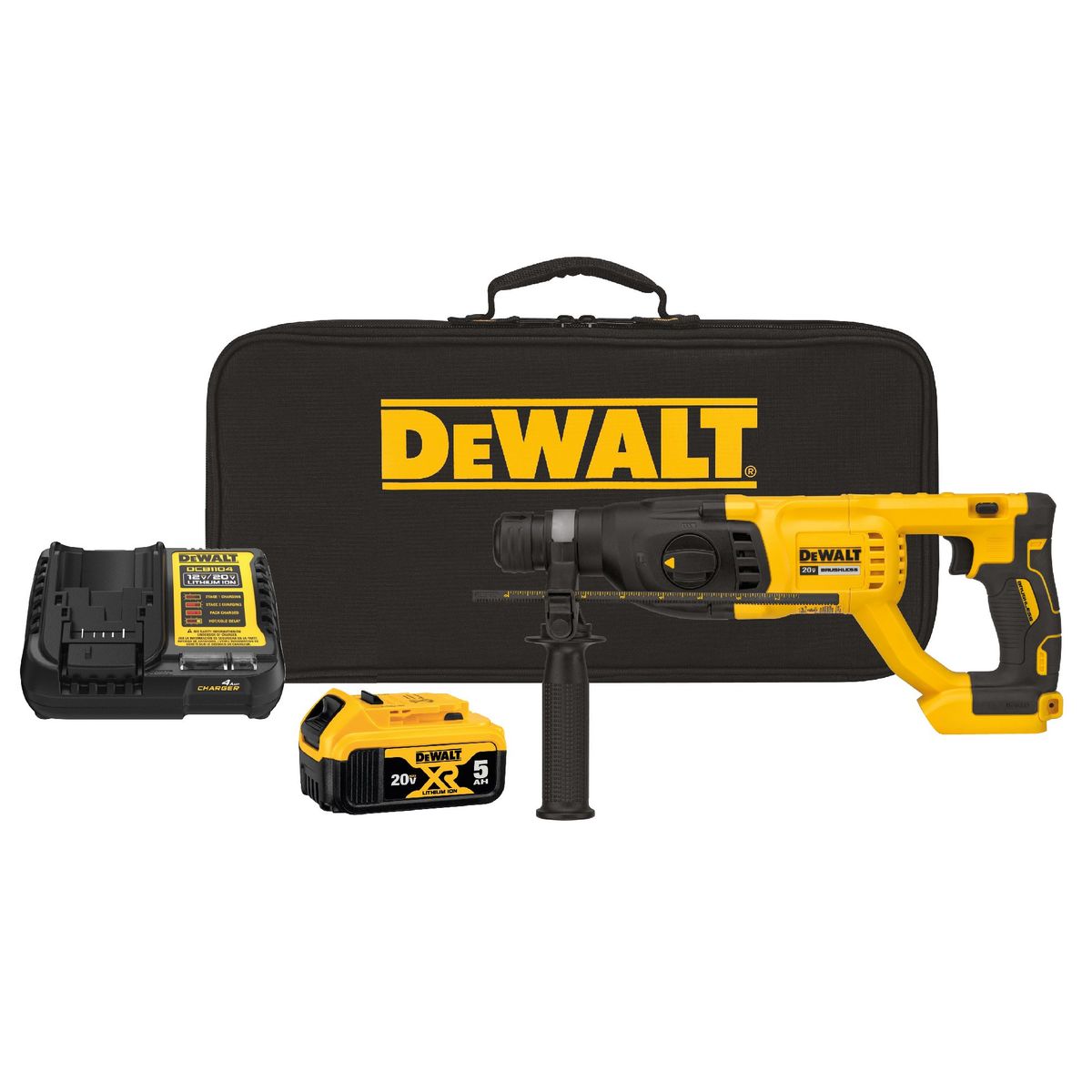 DEWALT - Rotomartillo Sds 20v S/carbones Dewalt Dch133p1 / 1 Bateria
