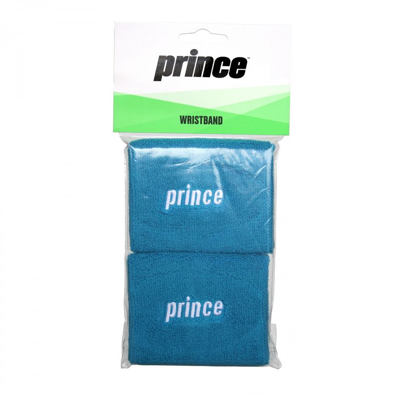 GENERICO - MUÑEQUERA PRINCE AZUL LOGO BLANCO PAR