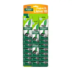 SCHICK - Máquina De Afeitar Xtreme 3H Sensible 16+2 ud