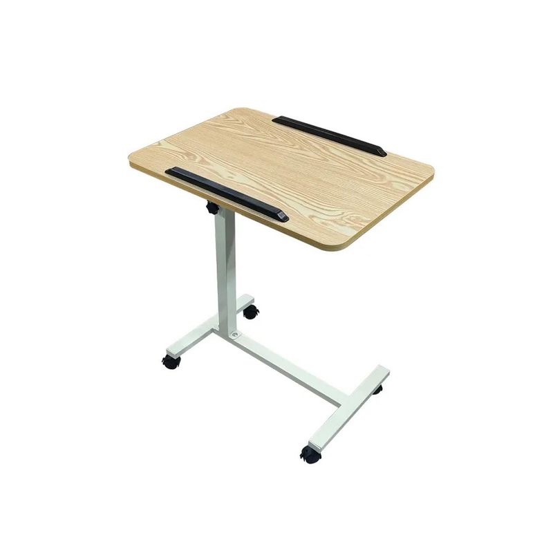 MOBII - Mesa Plegable Enfermo Cama Altura Ajustable Computador Beige