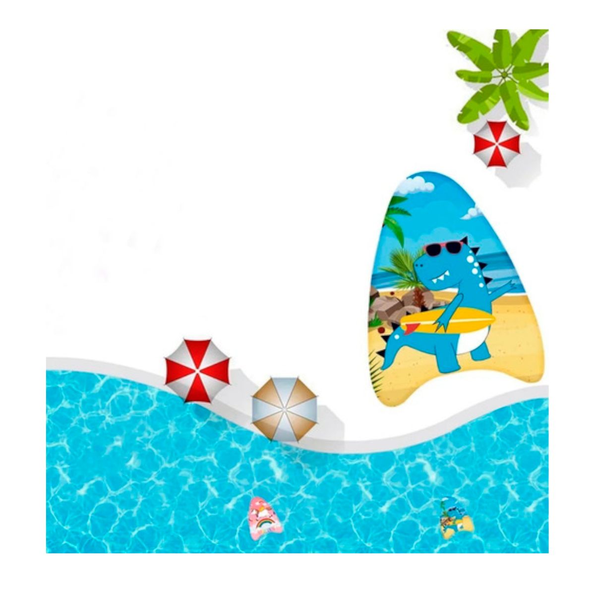 GENERICO - Tabla Flotante Natacion Niños Piscinas