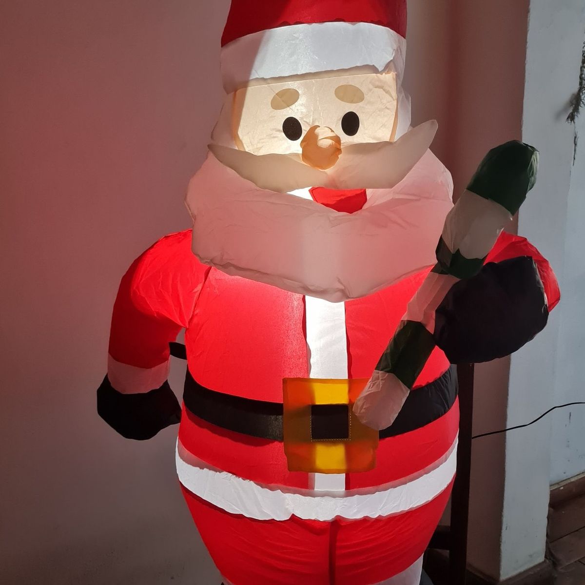 GENERICO - Navidad Santa Claus Viejo Pascuero Inflable Decoracion 1.20 metros