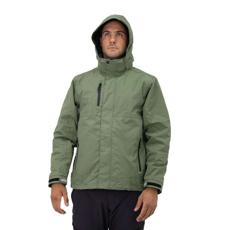 HARDWORK - Parka Desmontable HW Reno 3 en 1 Verde Oliva.-