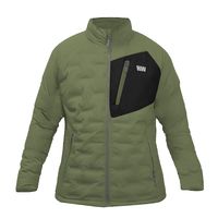 Parka Insulada HW Explorer S/Gorro Mujer Verde Musgo