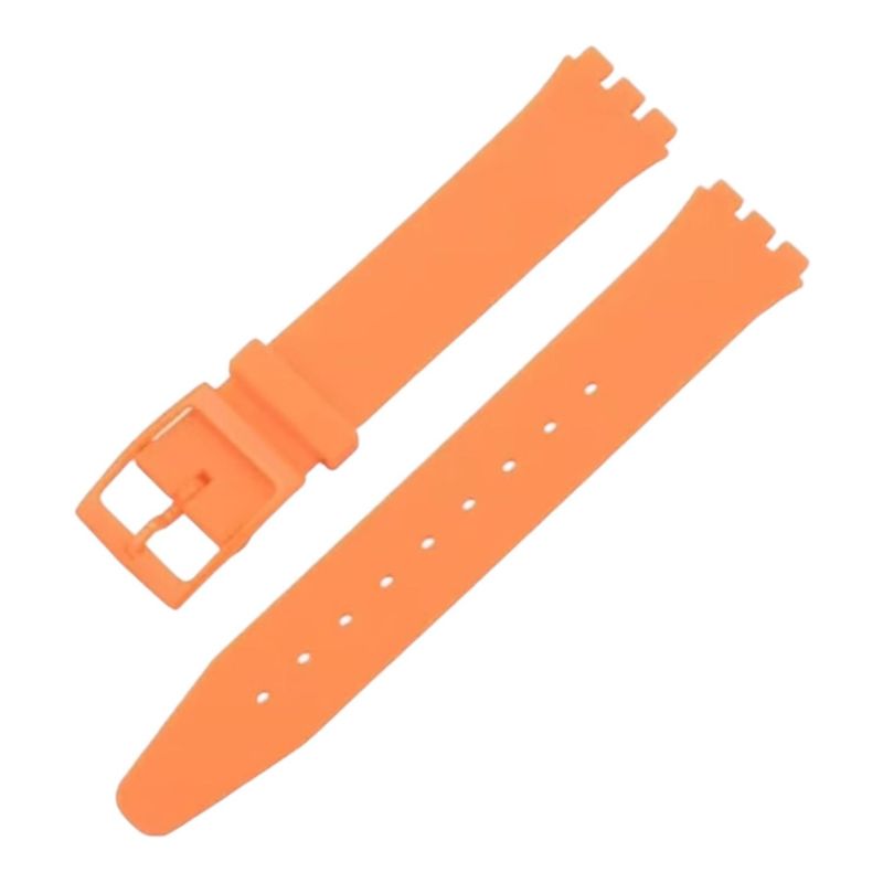 R24 - Correa Compatible Reloj Swatch Silicona 12mm Colores