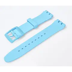 R24 - Correa Compatible Reloj Swatch Silicona 12mm Colores