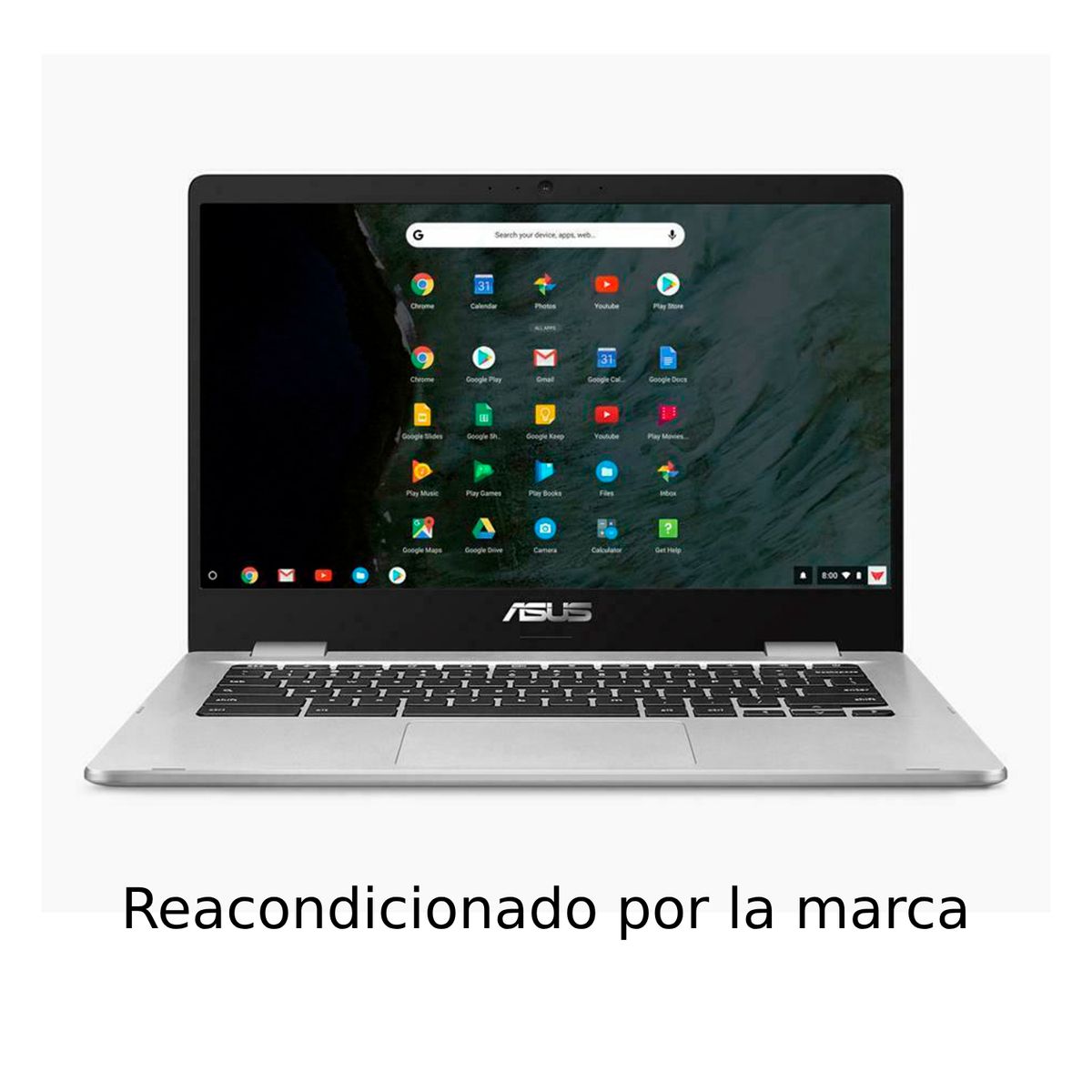 ASUS - Notebook Chromebook Asus Celeron 4gb 64gb Chrome Os Hd 14