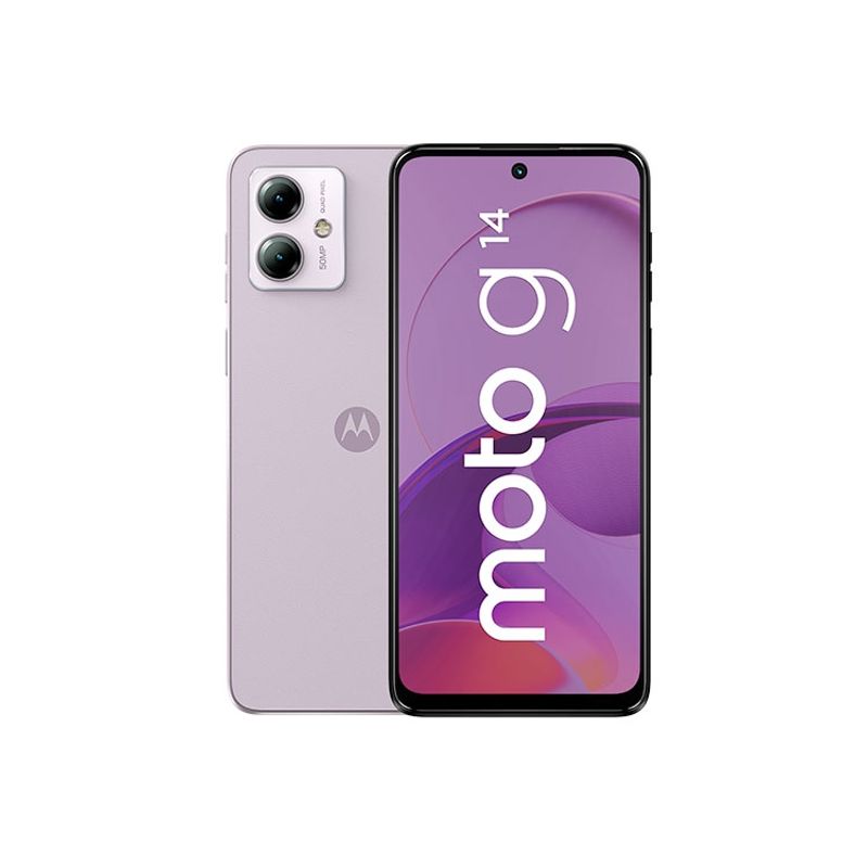 MOTOROLA - Smartphone Moto G14 128GB4GB Lila Liberado