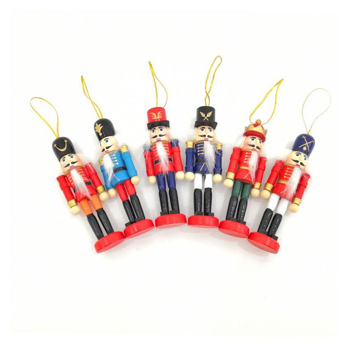 VATYERTY - 1 pieza/6 piezas-12cm Navidad y soldado Cascanueces decoración