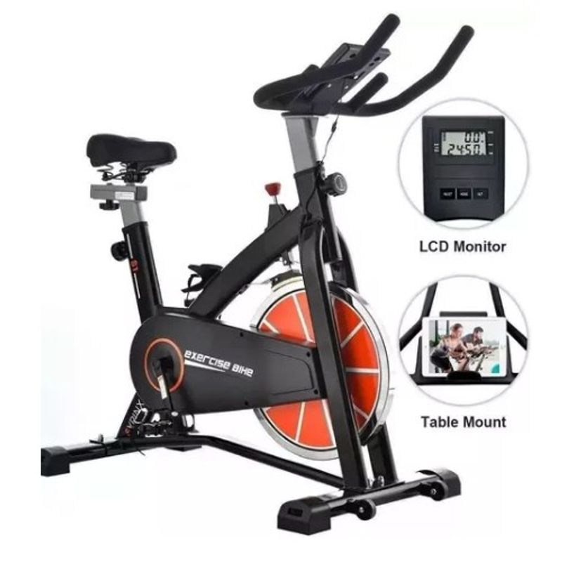GENERICO - Bike Spinning Fitness Cardio Performance Rojo SG100014