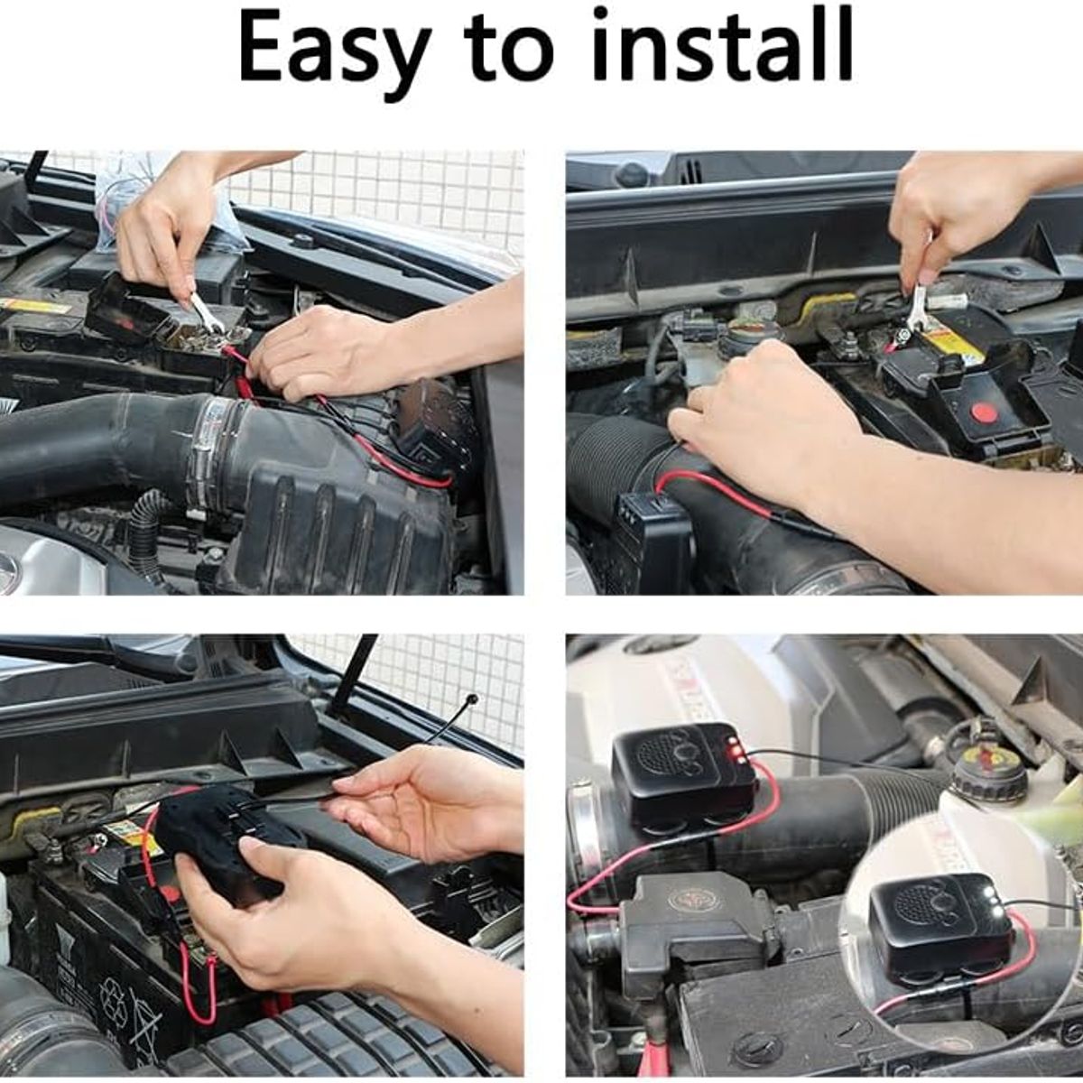 KUANGYE - Repelente Espanta Ahuyenta Ratones Ultrasónico Automovil