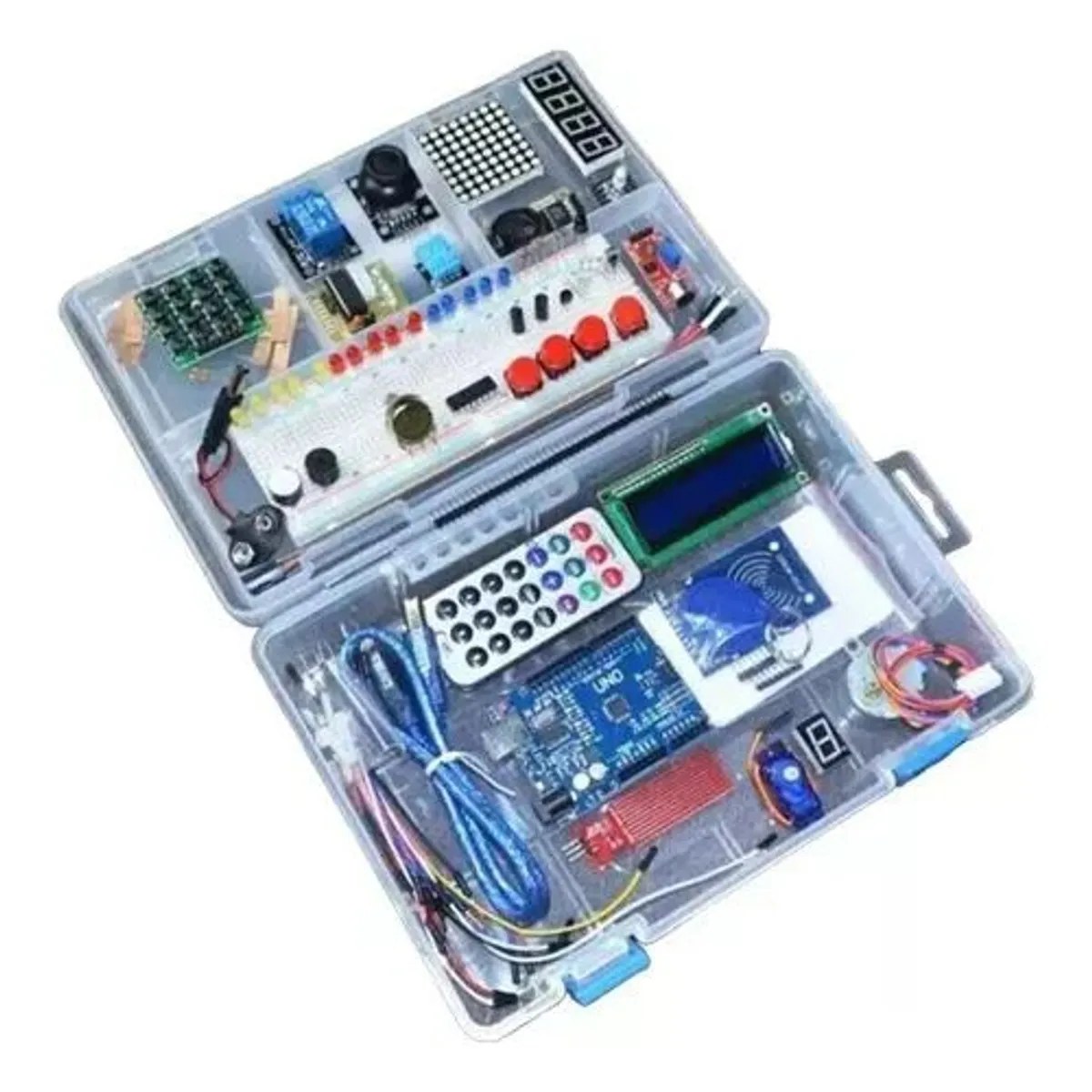 KUANGYE - Kit Starter Arduino Compatible Con Avanzado Libro Y Caja