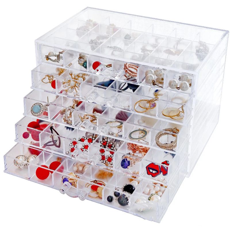 KUANGYE - Caja Organizadora Para Joyas O Accesorios Material Acrílico