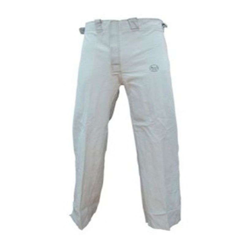 GENERICO - Pantalón Cuero Soldador T-L  Cabritilla / Velcro
