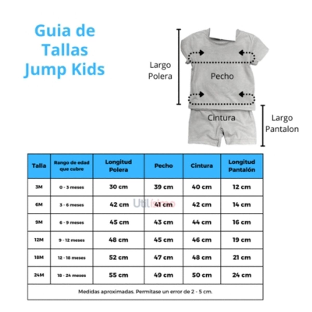 JUMP KIDS - Set De Conjunto Y Enterito para bebés niños Jump Kids