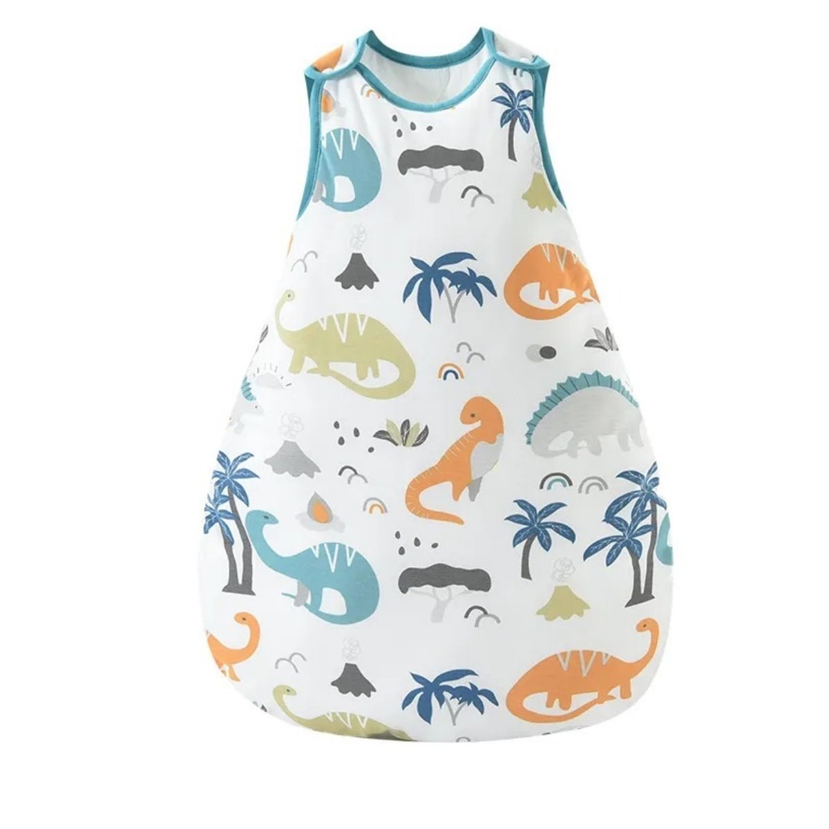 KIVARA - Saquito De Dormir Bebe Saco De Dormir Dinosaurios Tog 1,5 - Blanco
