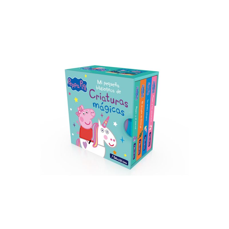 BEASCOA - Peppa Pig. Mi pequeña biblio de criaturas mág  Siren, unicorn, narval y drago