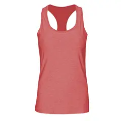 ANDESLAND OUTDOOR APPAREL - Sudadera Musculosa DryFit Mujer Salmon y Turquesa.