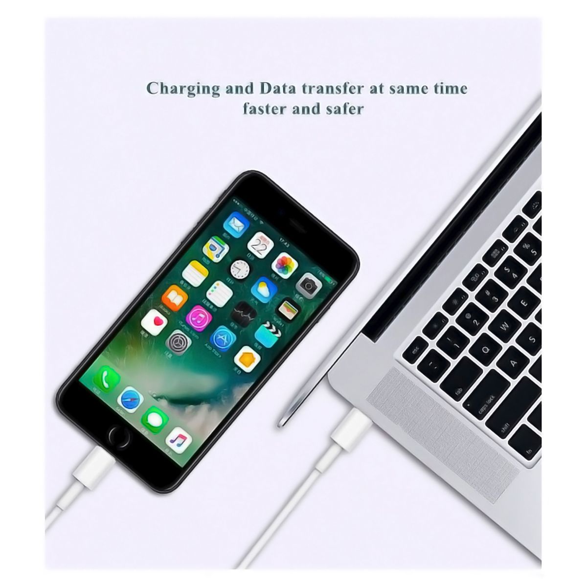 GENERICO - Cable Para iPhone Apple iPad Usb C A Lightning Pack X 2