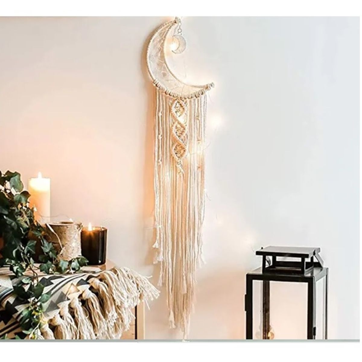 GENERICO - TAPIZ COLGANTE DE PARED DE MACRAME