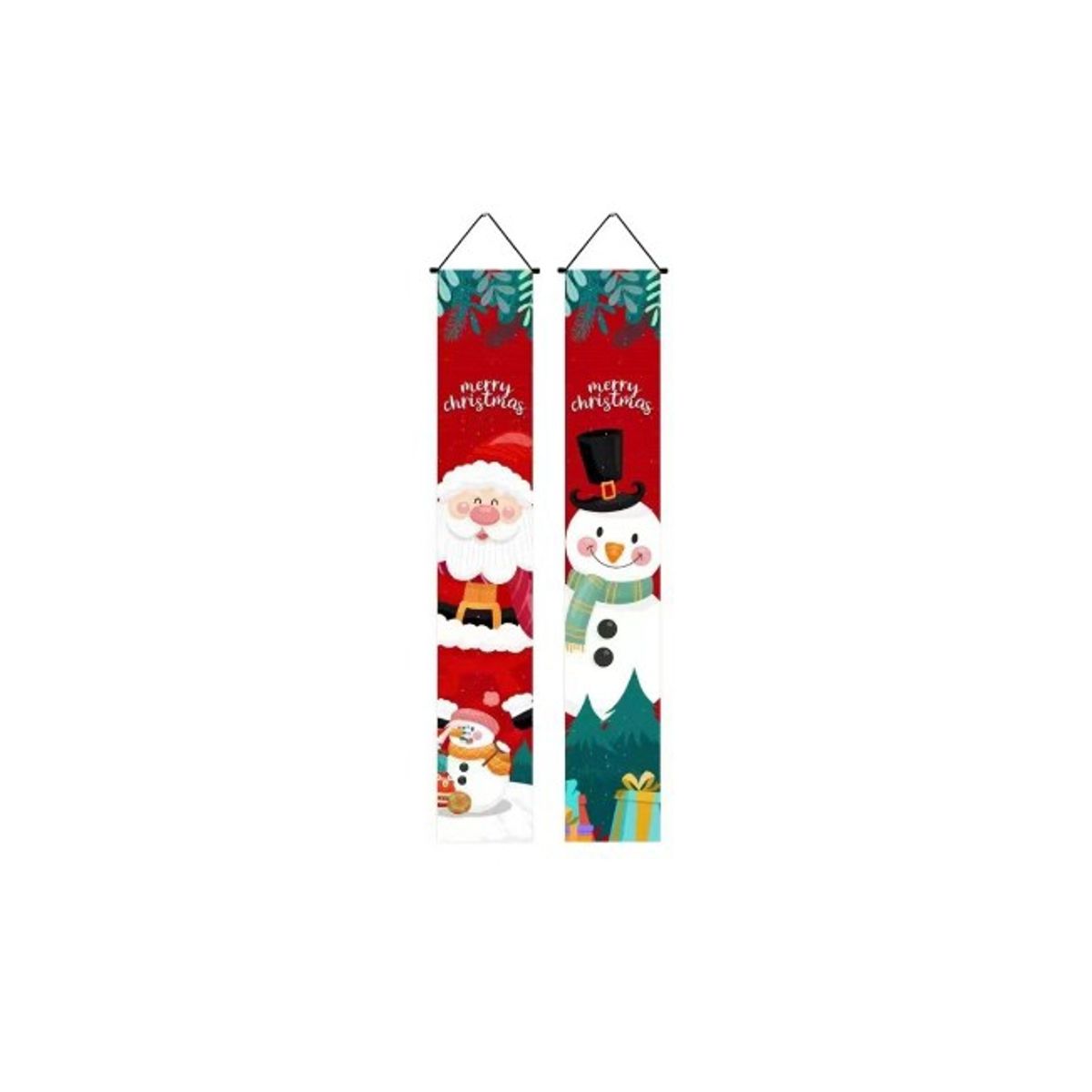 GENERICO - Navidad Set 2 Pendones 30x180 CM