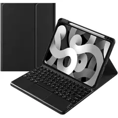 GENERICO - Funda Con Teclado Para iPad 10.2 / Air 10.5 / Pro 10.5 Negro
