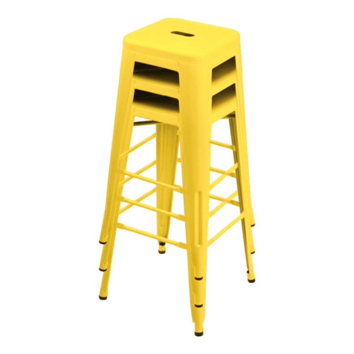 PROCHEF - Pack 3 Unidades Piso Alto Tolix Amarillo Brillante