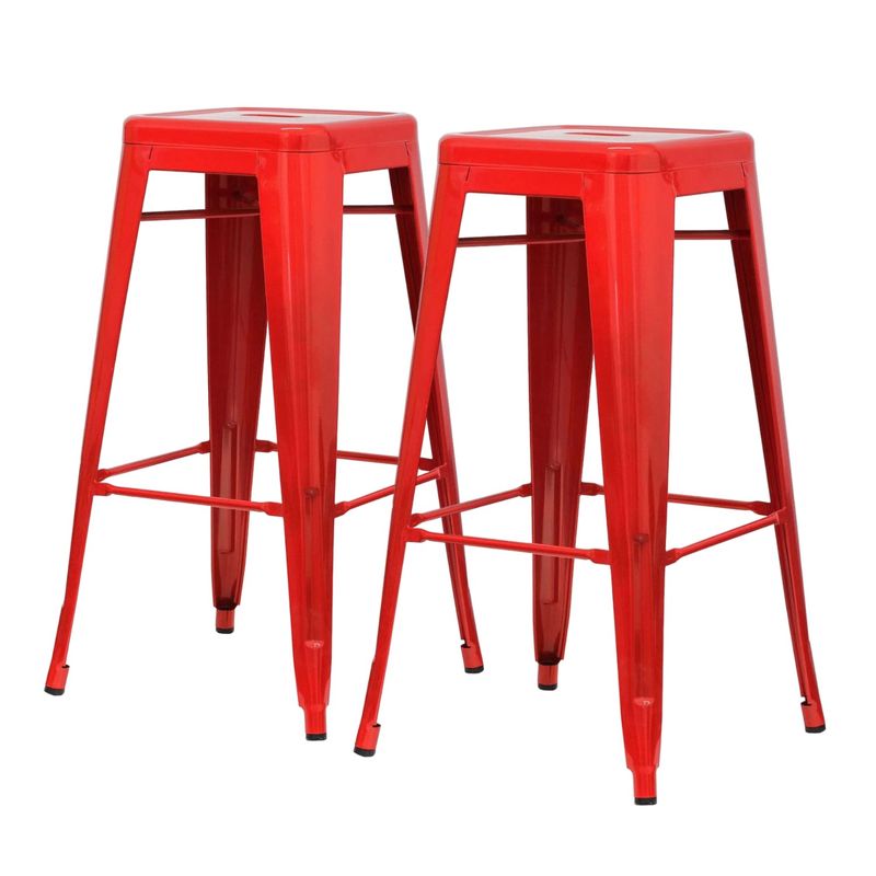 PROCHEF - Pack 2 Unidades Piso Alto Tolix Rojo Brillante