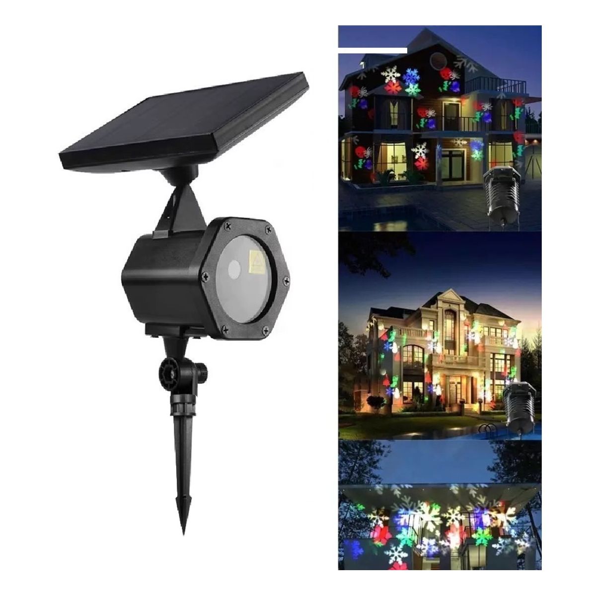 GENERICO - Proyector Laser Solar Con Movimiento Navidad Exterior