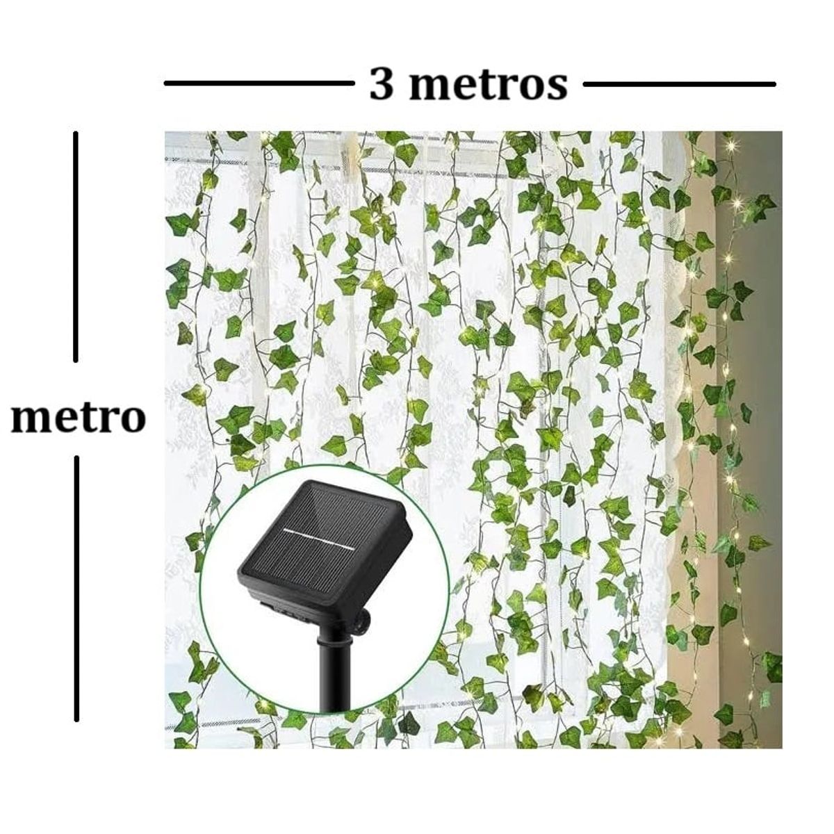 GENERICO - Enredadera Guirnalda Solar Hojas De 3 Mts ancho