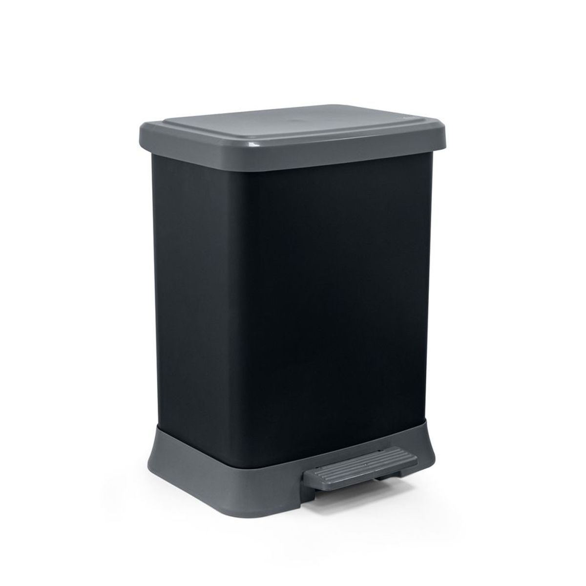 REYPLAST - Basurero Cafe De Pedal Con Porta Bolsa 40L Lexuss Reyplast