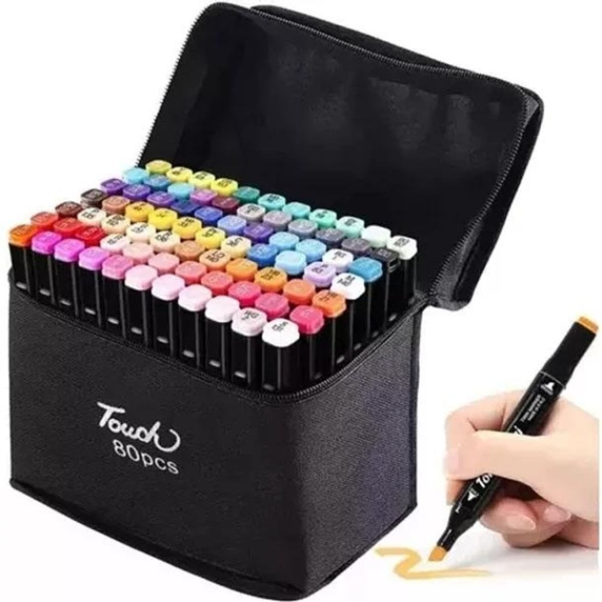 GENERICO - Rotuladores De Doble Punta 80 Colores Diversión Creatividad