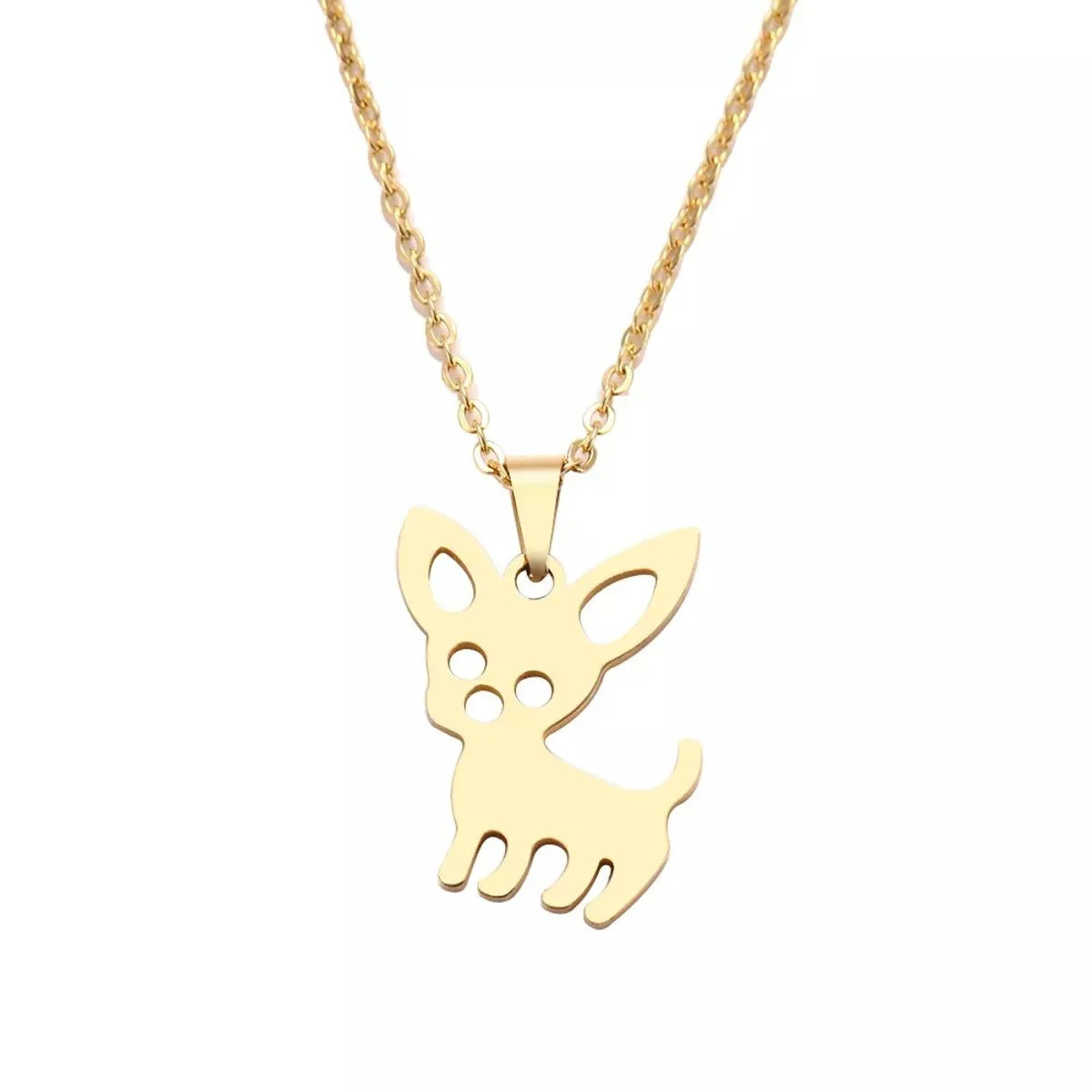 GENERICO - Collar Perrito Mascota Dog Acero Inoxidable Colgante Unisex