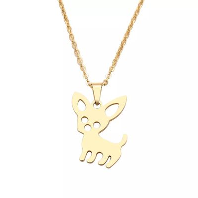 Imagen 2 del producto Collar Perrito Mascota Dog Acero Inoxidable Colgante Unisex