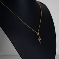 Collar Rayo Rayito Acero Inoxidable Colgante Unisex