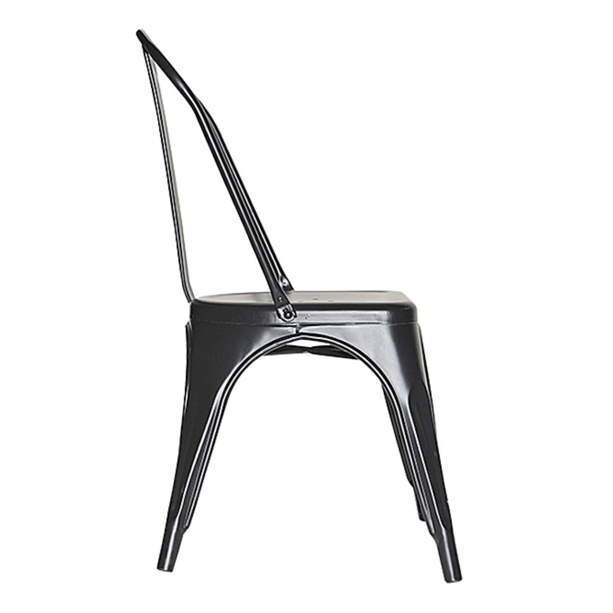 PROCHEF - Pack 2 Unidades Silla Tolix Negro Mate