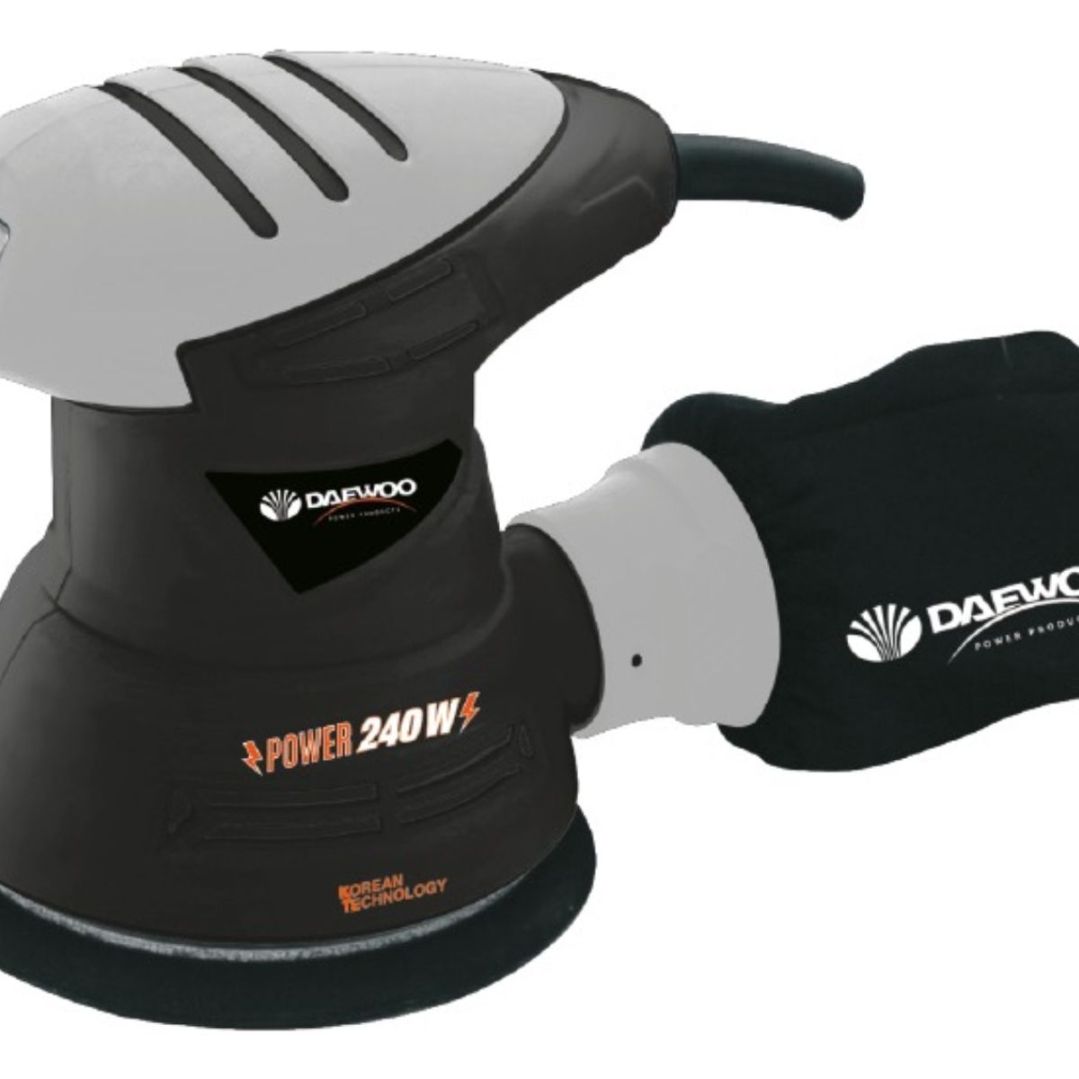 DAEWOO - Lijadora Roto Orbital Daewoo Daos230 240w 12000rpm + 5 Lijas