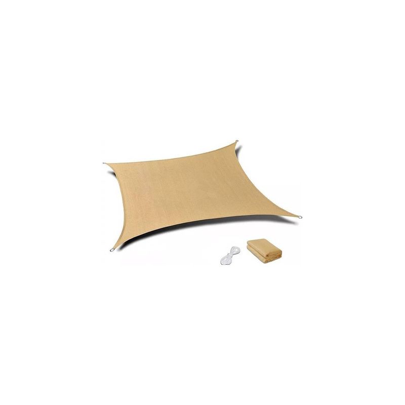 U BUY - Toldo Vela Sombra Rectangular 3.5 X 2.5 Mts Beige