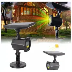 GENERICO - Proyector Laser Solar Con Movimiento Navidad Exterior