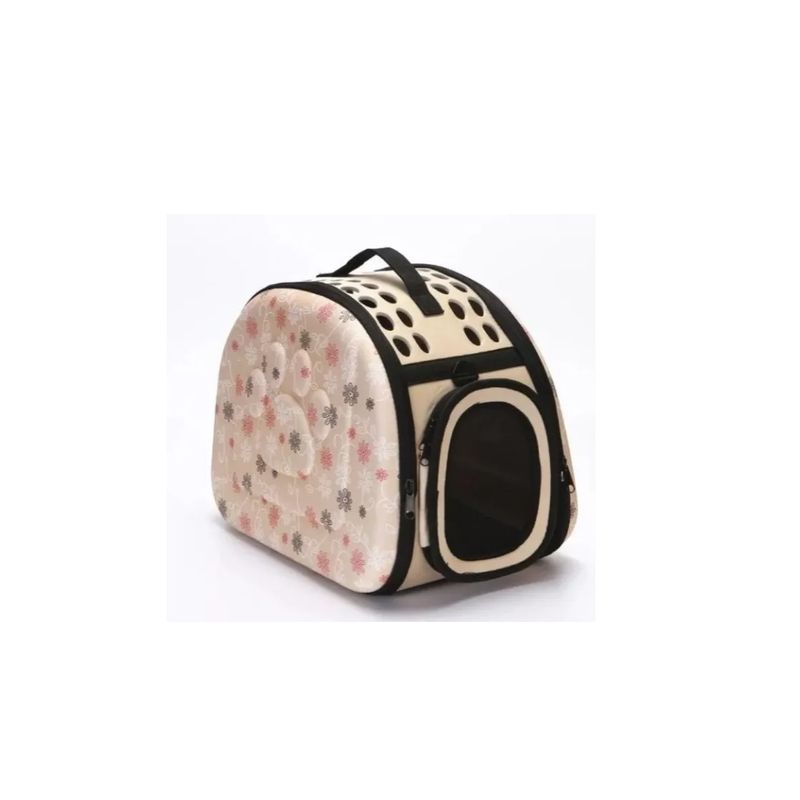 GENERICO - Bolso Transporte Mascotas Talla M Gato Perro Mediano Beige
