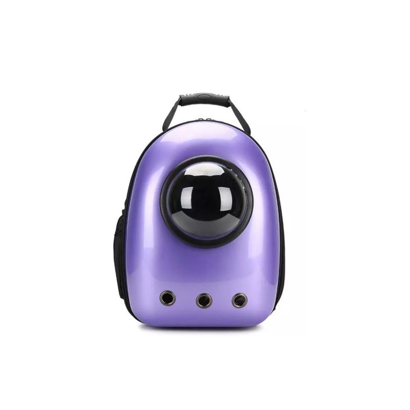 GENERICO - Mochila Bolso Transportes Transparente Mascotas Violet