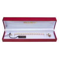 Pulsera Perla de de 19 cm/8 mm D2 - Oriente Rosado