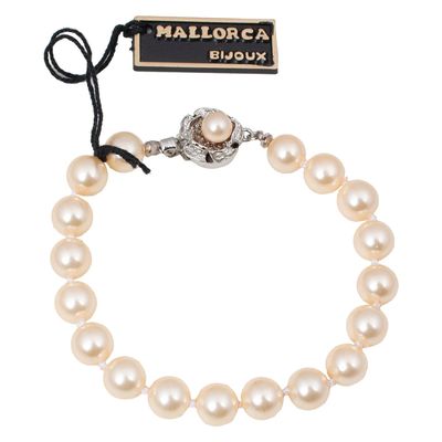 Imagen 2 del producto Pulsera Perla de de 19 cm/8 mm D2 - Oriente Rosado