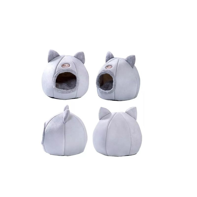 GENERICO - Cama Iglu De Gatos Y Perros Xl Grande Grey